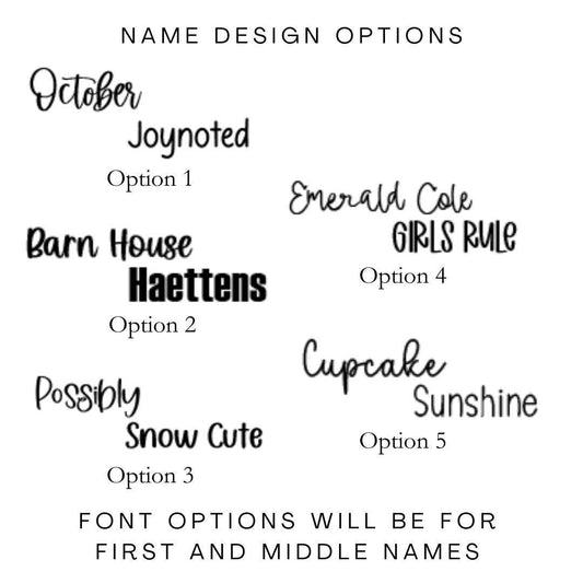 Name Announcement Sign for Hospital - Evergreen Artisan