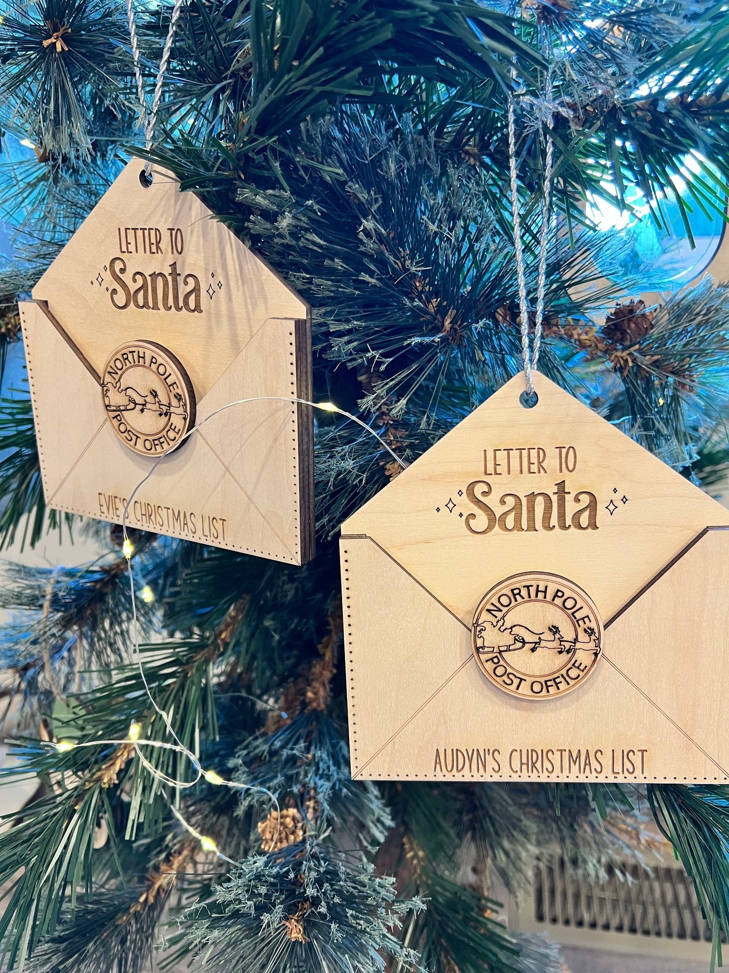 Letter to Santa Ornament - Evergreen Artisan