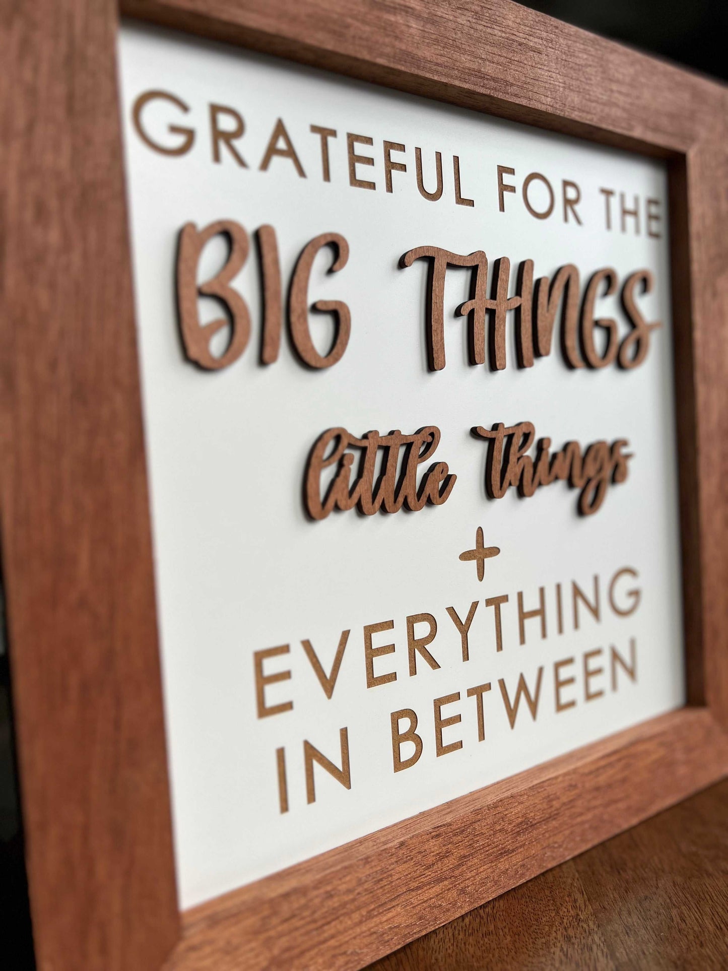 Grateful for Sign - Evergreen Artisan