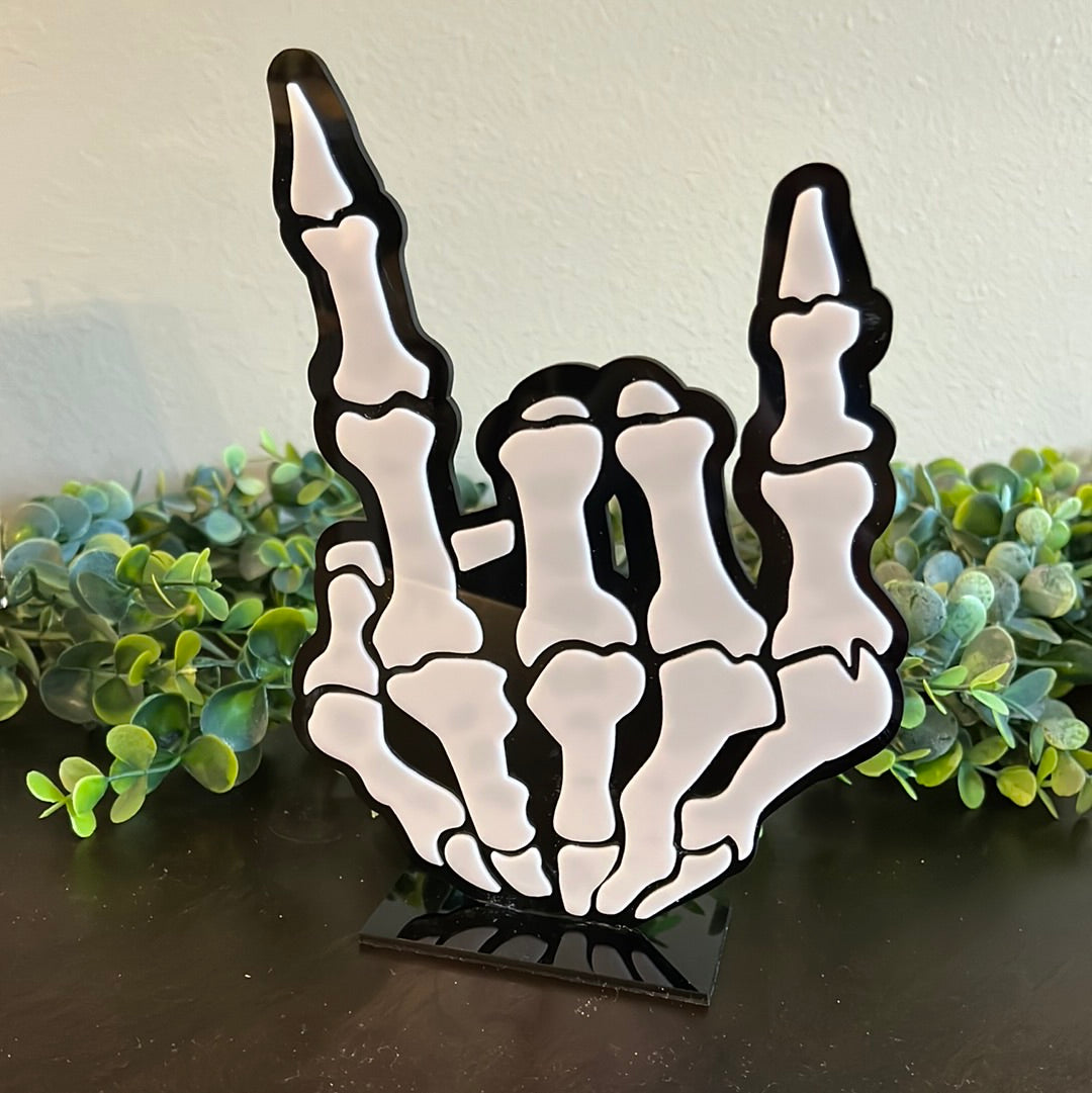 Skeleton Hand Stand
