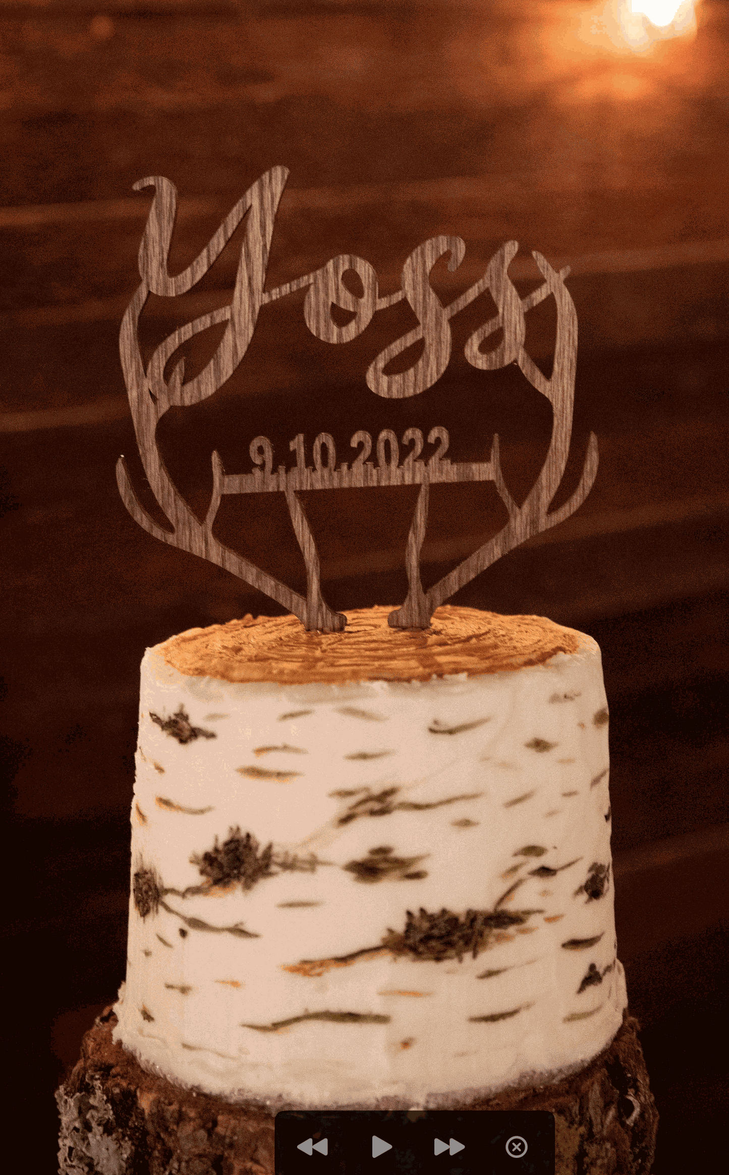 Custom Cake Topper for Unique Celebrations and Personalized Touch - Evergreen Artisan