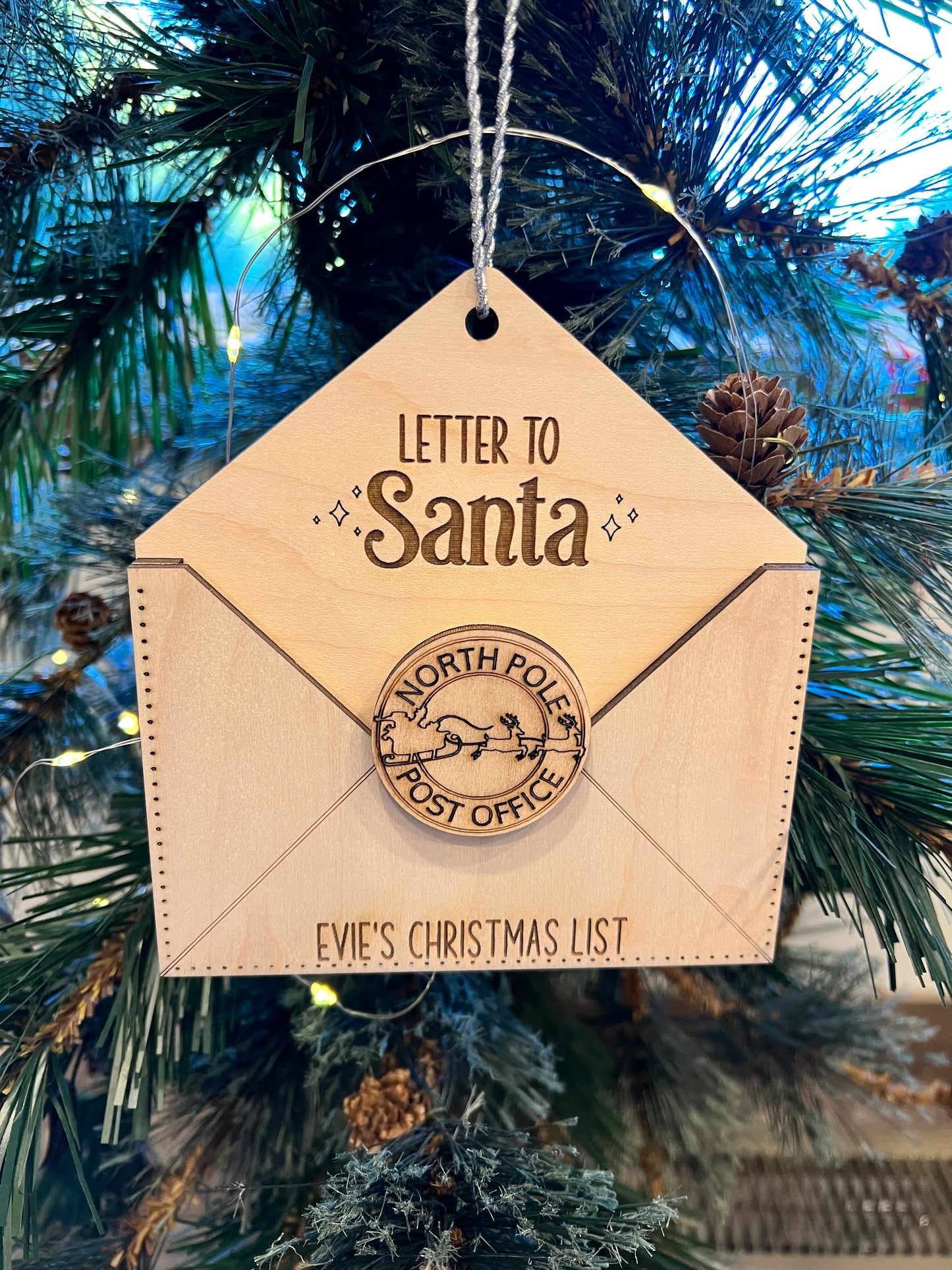 Letter to Santa Ornament