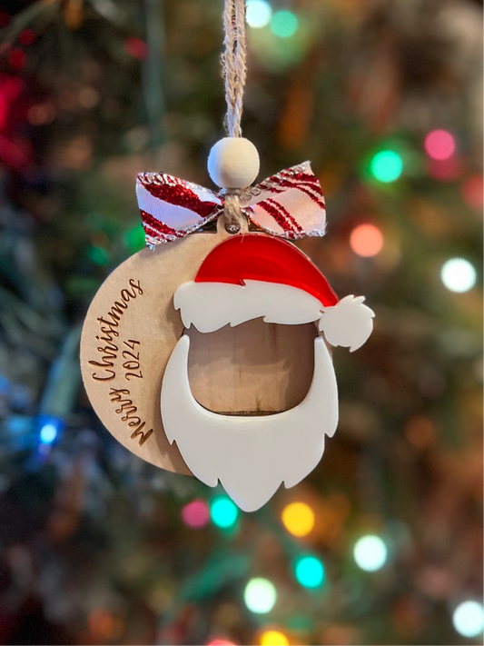 Santa Picture Frame Ornament