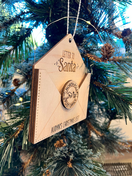 Letter to Santa Ornament