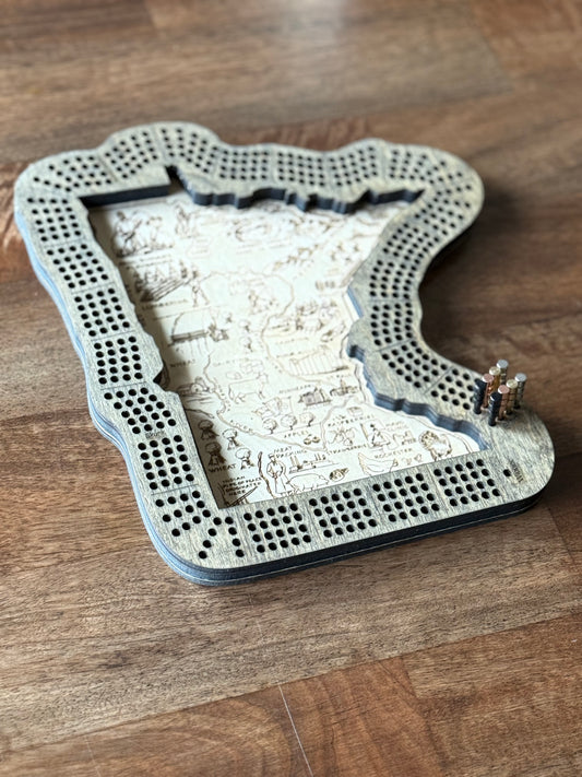 Minnesota Cribbage Board