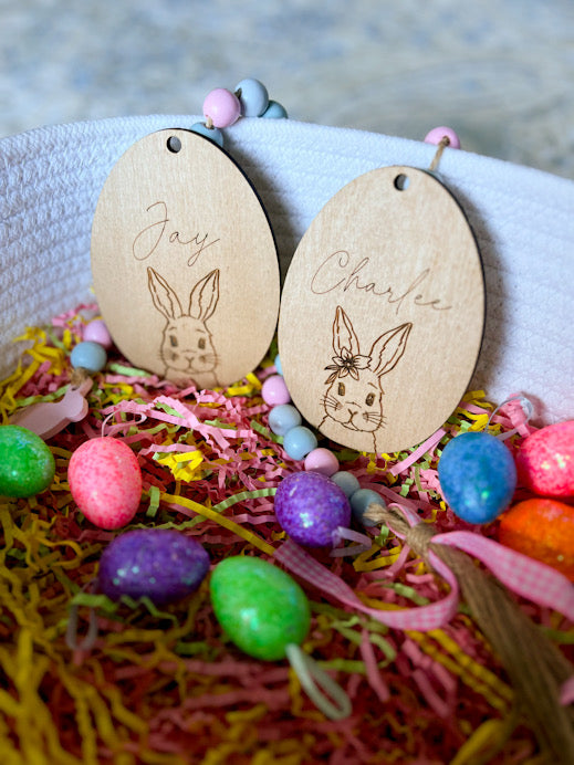 Easter Bunny Egg Tags