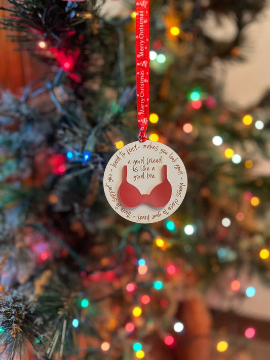 Friendship Bra Ornament