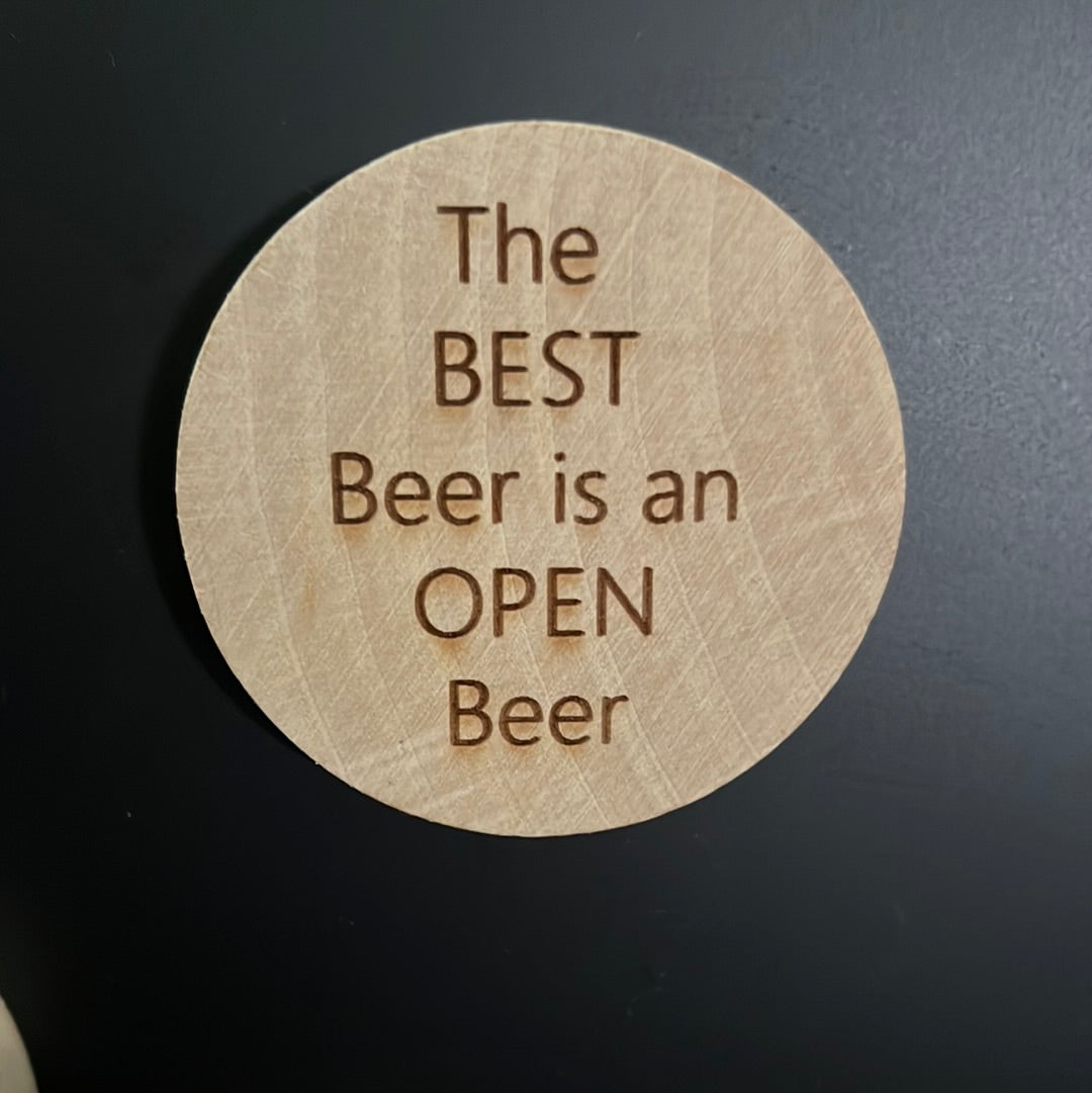 Round Beer Bottle Opener