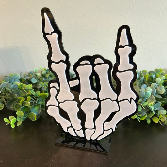 Skeleton Hand Stand