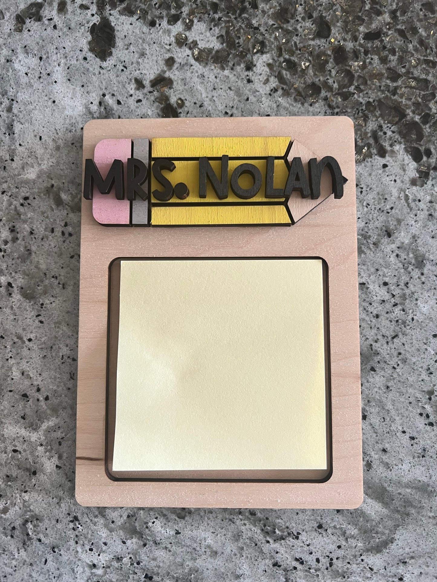 Teacher Post-It Note Holder