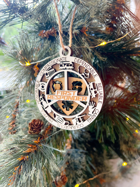 First responder ornaments