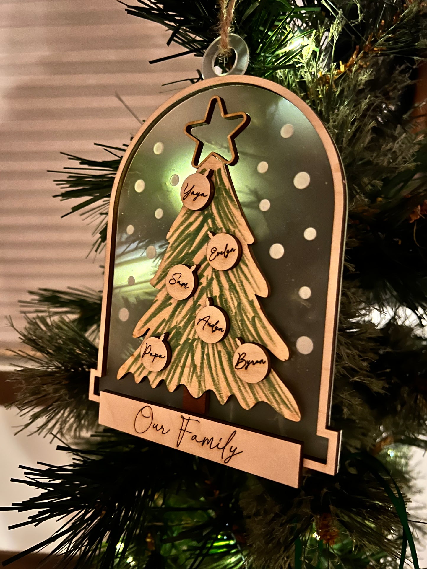 Our Family Tree Farm Ornament