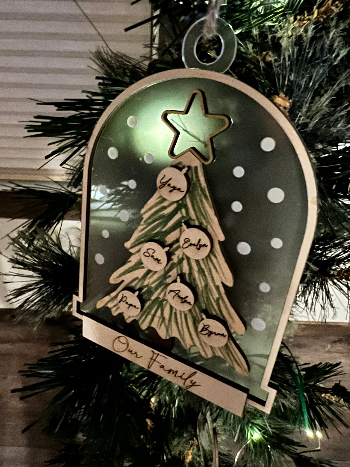 Our Family Tree Farm Ornament