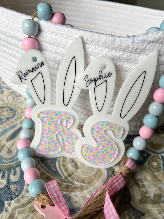 Easter Bunny Letter Tags