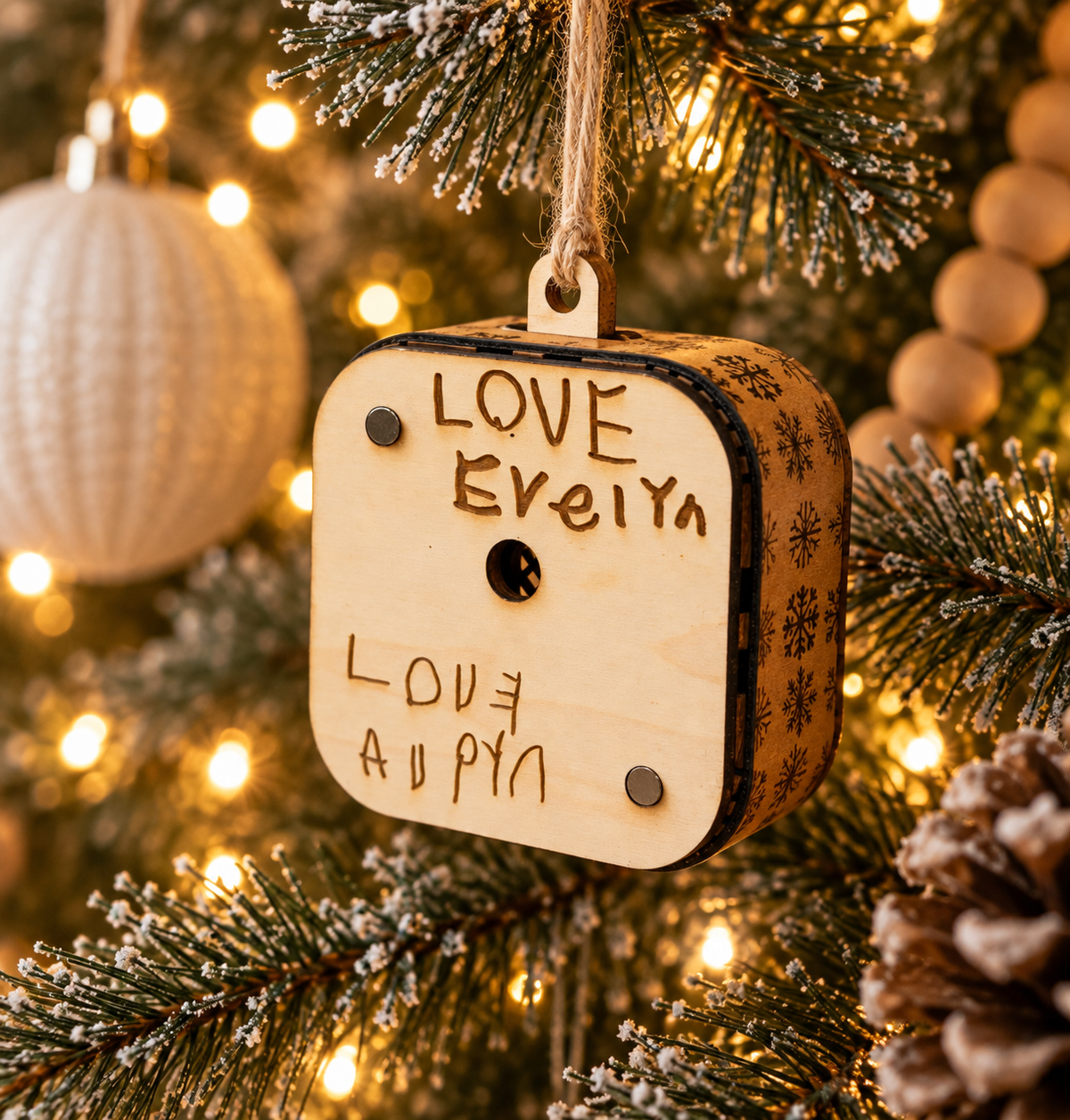 Personalized Voice Recording Ornament